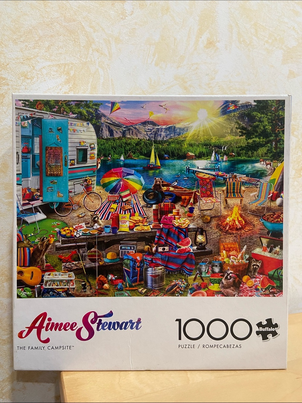 Buffalo Aimee Stewart The Family Campsite - 1000 Piece Puzzle